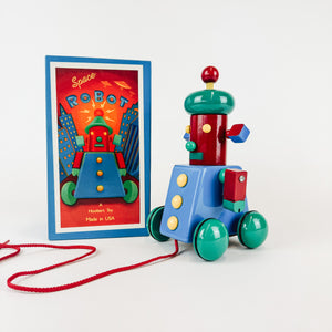 Space Robot Wooden Toy