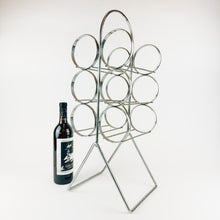 Load image into Gallery viewer, Mid Century Chrome Wine Holder
