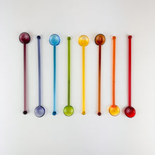 Load image into Gallery viewer, Set of 8 Glass Swizzle Sticks
