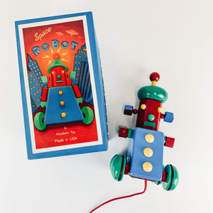 Space Robot Wooden Toy