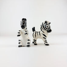 Load image into Gallery viewer, Zebra Salt and Pepper Shakers
