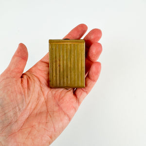 Brass Matchbook Safe