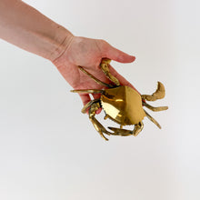 Load image into Gallery viewer, Brass Crab Ashtray
