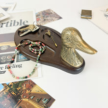 Load image into Gallery viewer, Brass Duck Valet Caddy
