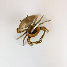 Load image into Gallery viewer, Brass Crab Ashtray
