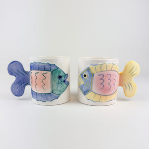 Vintage Fish Mugs