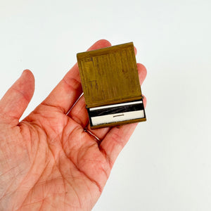 Brass Matchbook Safe