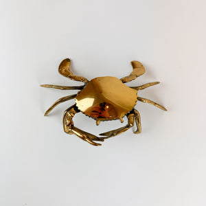 Brass Crab Ashtray