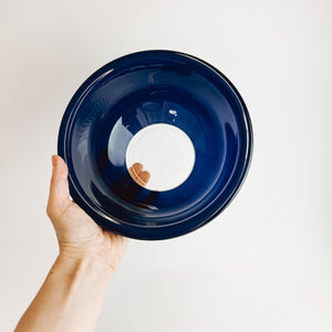 Set of 3 Blue Pyrex Mixing Bowls