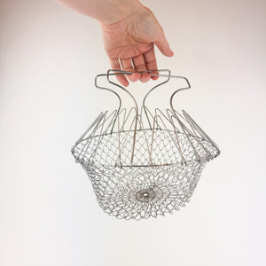 Antique Wire Egg Basket