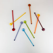 Load image into Gallery viewer, Set of 8 Glass Swizzle Sticks
