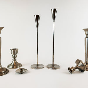 Silver Candlestick holders