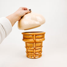 Load image into Gallery viewer, Vanilla Ice Cream Cone Cookie Jar
